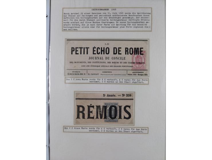 1849/1900 (ca.), unused and used collection with some duplicates, including Postage Dues, Printed Matter and Telegraphs, mixe