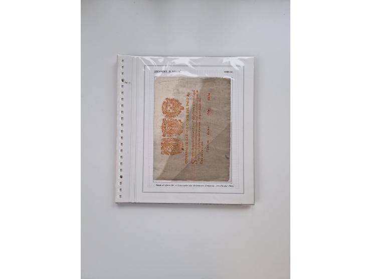 ITALIEN: 1631/1866, Sammlung mit 90 Briefen und Dokumenten mit Gesundheitsbescheinigungen und -ausweisen zu verschiedenen Epi