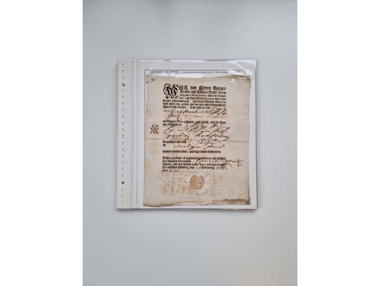 ITALIEN: 1631/1866, Sammlung mit 90 Briefen und Dokumenten mit Gesundheitsbescheinigungen und -ausweisen zu verschiedenen Epi