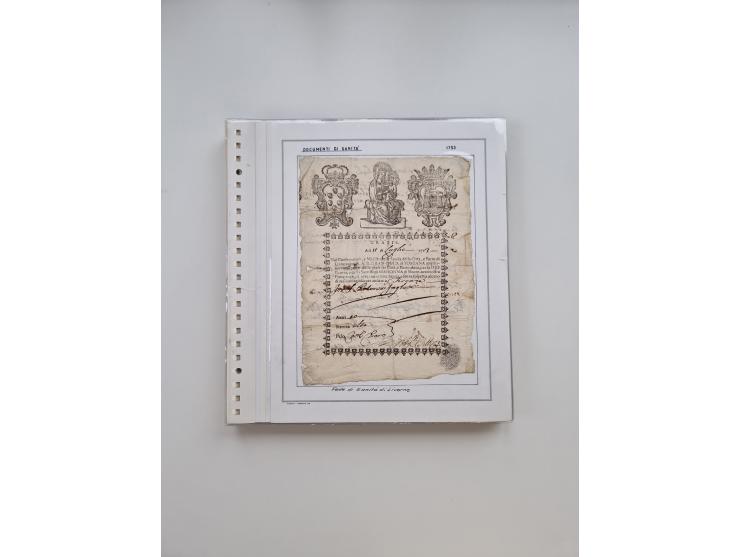 ITALIEN: 1631/1866, Sammlung mit 90 Briefen und Dokumenten mit Gesundheitsbescheinigungen und -ausweisen zu verschiedenen Epi