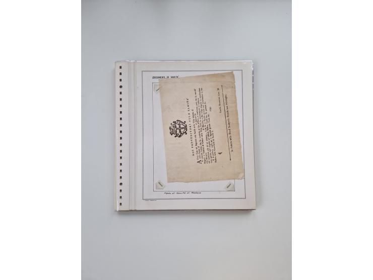 ITALIEN: 1631/1866, Sammlung mit 90 Briefen und Dokumenten mit Gesundheitsbescheinigungen und -ausweisen zu verschiedenen Epi