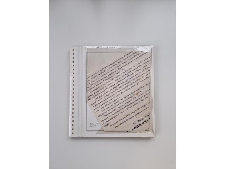 ITALIEN: 1631/1866, Sammlung mit 90 Briefen und Dokumenten mit Gesundheitsbescheinigungen und -ausweisen zu verschiedenen Epi