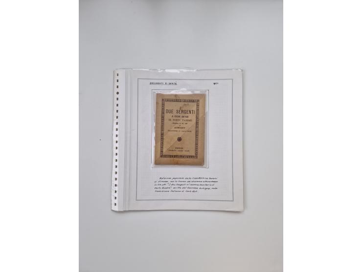 ITALIEN: 1631/1866, Sammlung mit 90 Briefen und Dokumenten mit Gesundheitsbescheinigungen und -ausweisen zu verschiedenen Epi