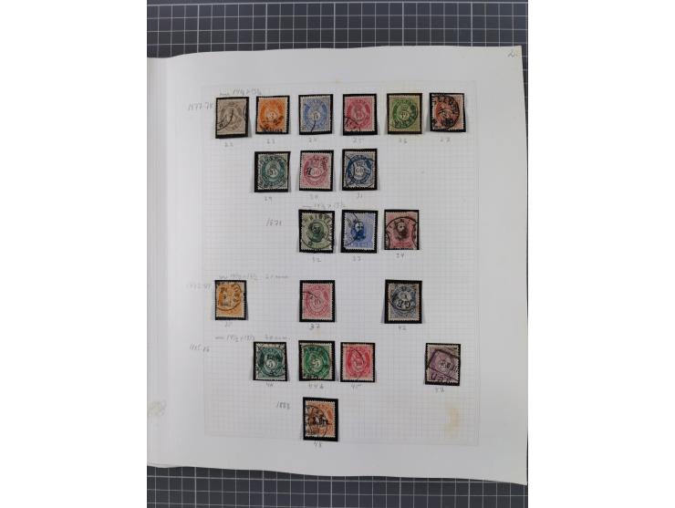 1855/1980 (ca.), unused without gum and used collection, starting from Mi.-Nr. 1, mixed condition