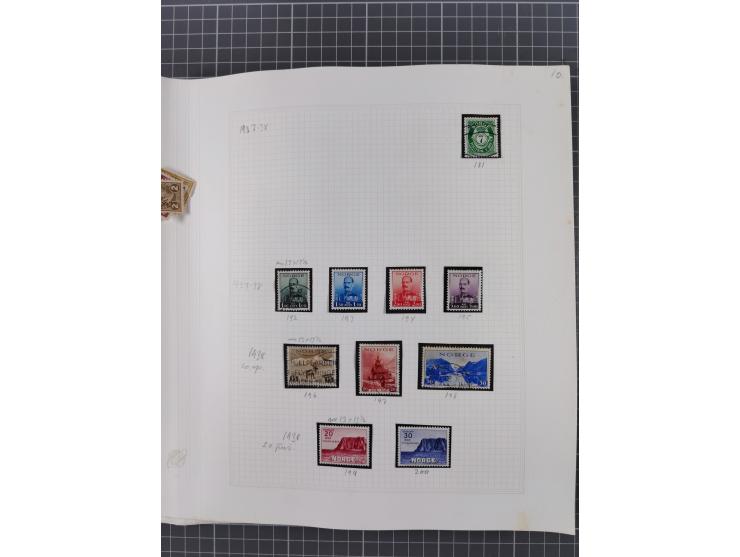 1855/1980 (ca.), unused without gum and used collection, starting from Mi.-Nr. 1, mixed condition