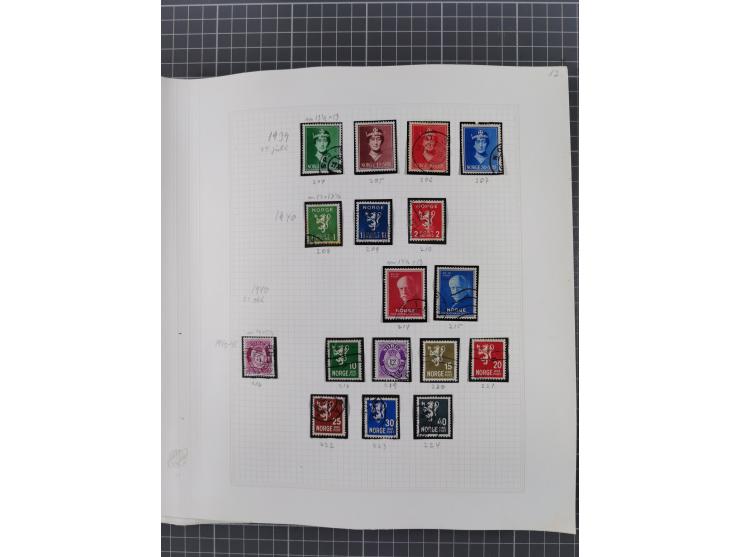 1855/1980 (ca.), unused without gum and used collection, starting from Mi.-Nr. 1, mixed condition