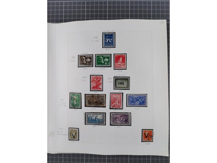 1855/1980 (ca.), unused without gum and used collection, starting from Mi.-Nr. 1, mixed condition