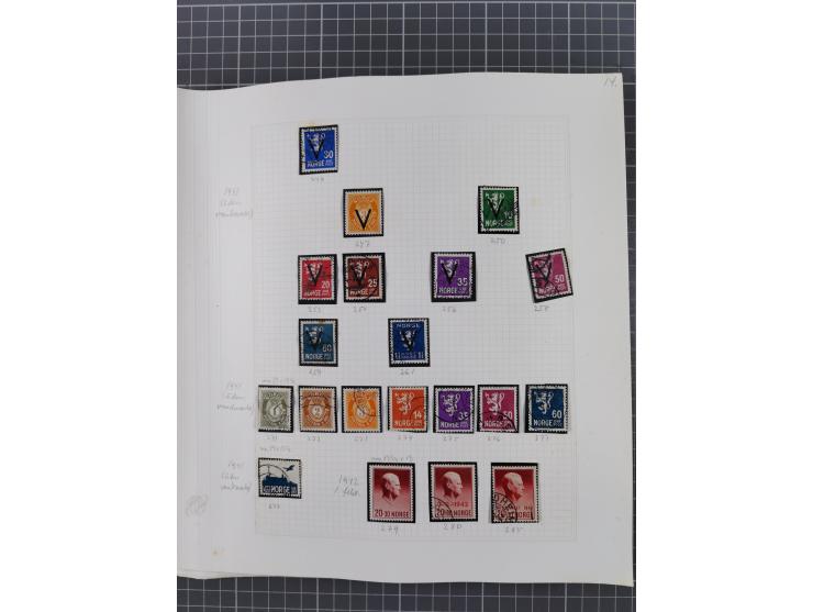 1855/1980 (ca.), unused without gum and used collection, starting from Mi.-Nr. 1, mixed condition