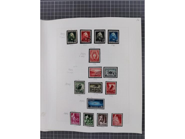 1855/1980 (ca.), unused without gum and used collection, starting from Mi.-Nr. 1, mixed condition