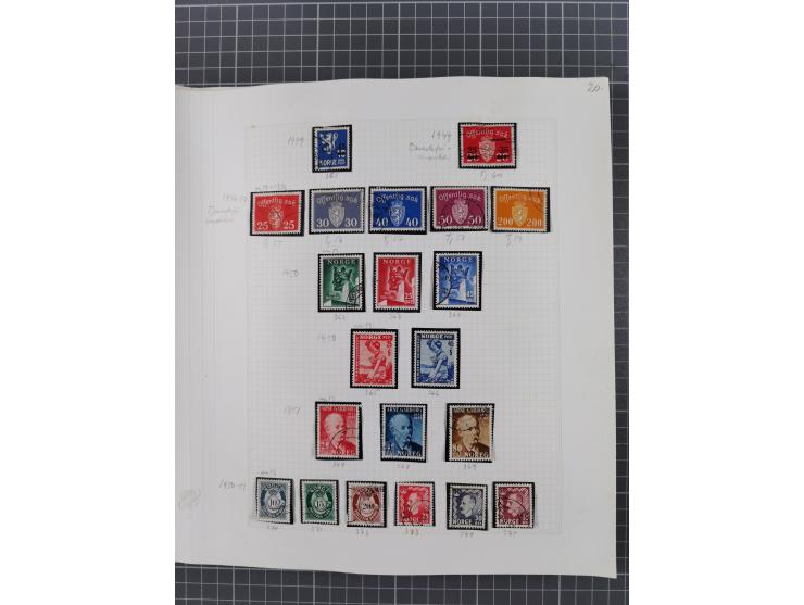 1855/1980 (ca.), unused without gum and used collection, starting from Mi.-Nr. 1, mixed condition