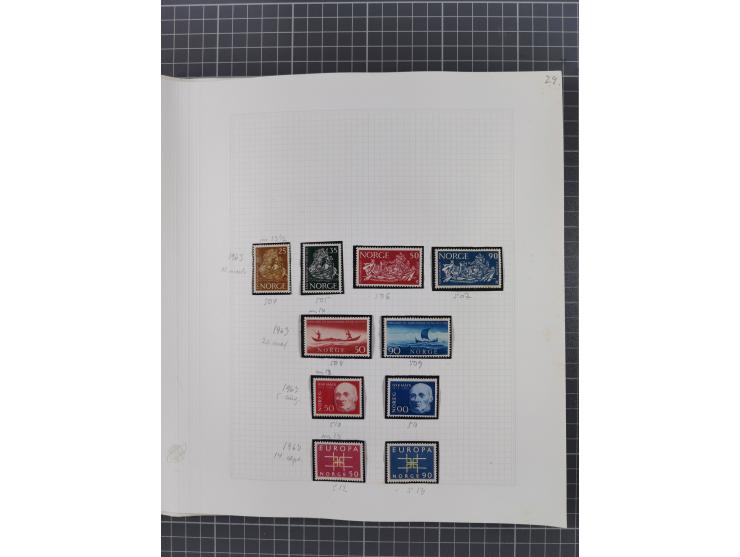 1855/1980 (ca.), unused without gum and used collection, starting from Mi.-Nr. 1, mixed condition