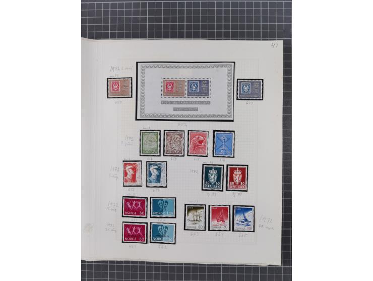 1855/1980 (ca.), unused without gum and used collection, starting from Mi.-Nr. 1, mixed condition