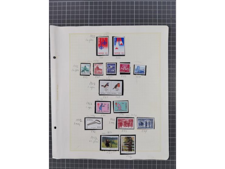 1855/1980 (ca.), unused without gum and used collection, starting from Mi.-Nr. 1, mixed condition