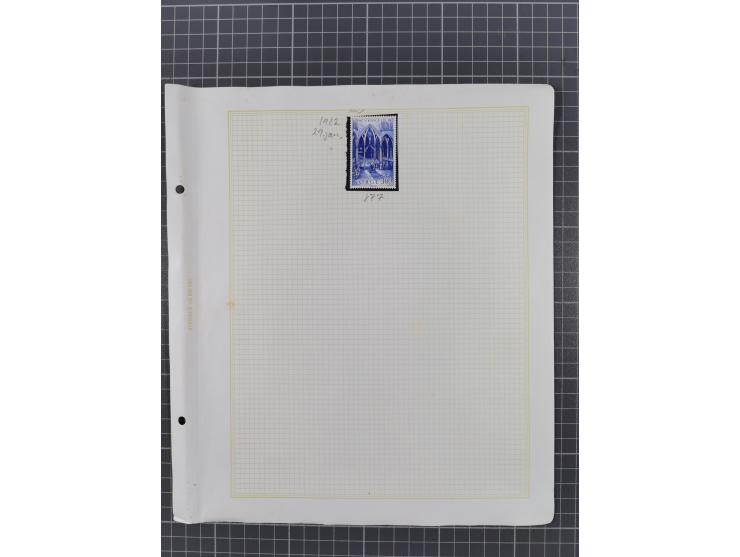 1855/1980 (ca.), unused without gum and used collection, starting from Mi.-Nr. 1, mixed condition