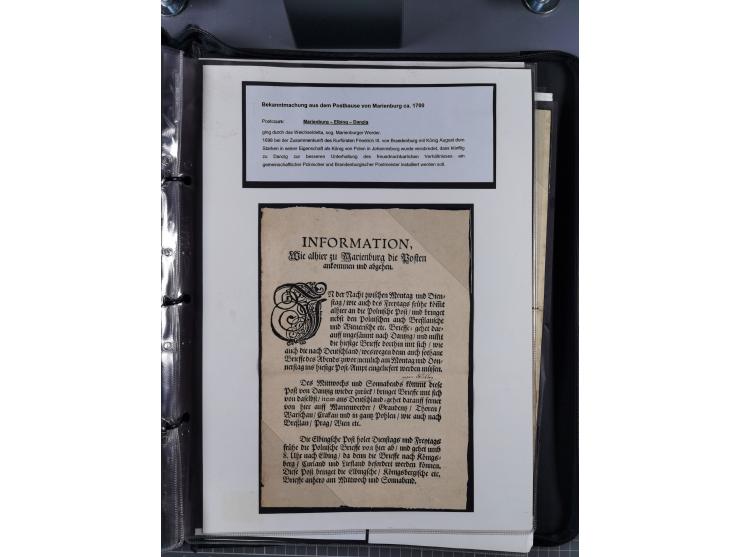 1691/1712, ‘Die Sächsischen Oberpostmeister Johann Jakob Käs der Ältere und der Jüngere’, einzigartige, mehrfach mit ‘Gold’ p