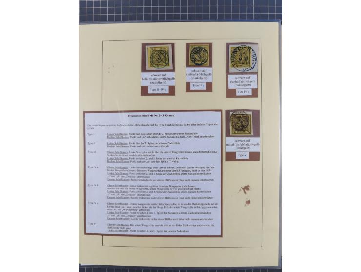 1851/1923, umfangreiche gestempelte Sammlung mit fast allen besseren Marken, vielen Farben und Besonderheiten. Dabei u.a. Mi.