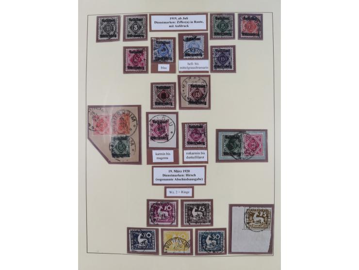 1851/1923, umfangreiche gestempelte Sammlung mit fast allen besseren Marken, vielen Farben und Besonderheiten. Dabei u.a. Mi.