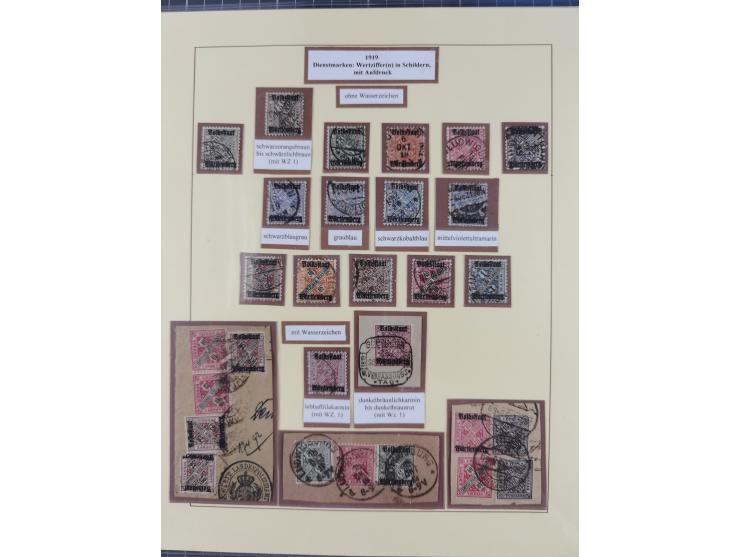 1851/1923, umfangreiche gestempelte Sammlung mit fast allen besseren Marken, vielen Farben und Besonderheiten. Dabei u.a. Mi.