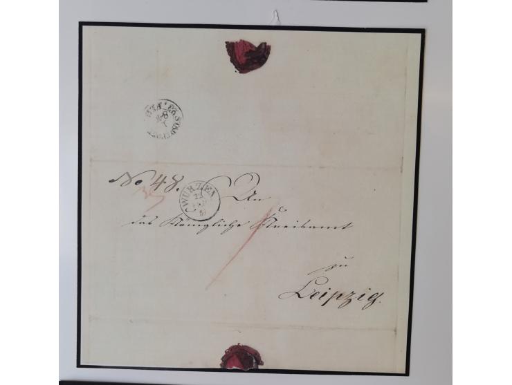 1683/1868, 'Impoststempel zur Steuerbegleichung auf vorgefertigtem Stempelpapier', einzigartige Ausstellungssammlung mit über