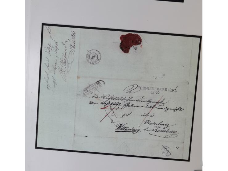 1683/1868, 'Impoststempel zur Steuerbegleichung auf vorgefertigtem Stempelpapier', einzigartige Ausstellungssammlung mit über