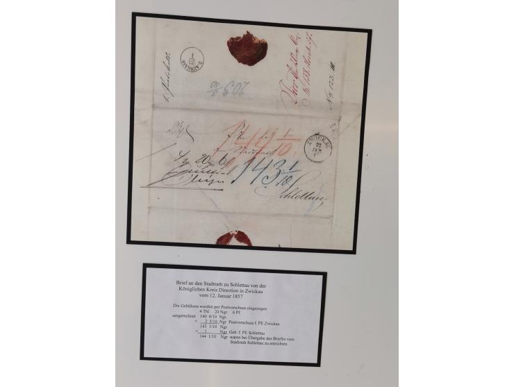 1683/1868, 'Impoststempel zur Steuerbegleichung auf vorgefertigtem Stempelpapier', einzigartige Ausstellungssammlung mit über