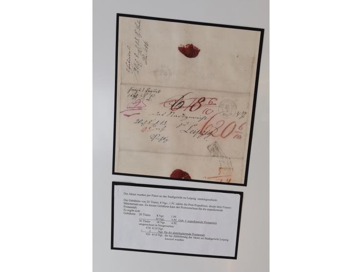 1683/1868, 'Impoststempel zur Steuerbegleichung auf vorgefertigtem Stempelpapier', einzigartige Ausstellungssammlung mit über