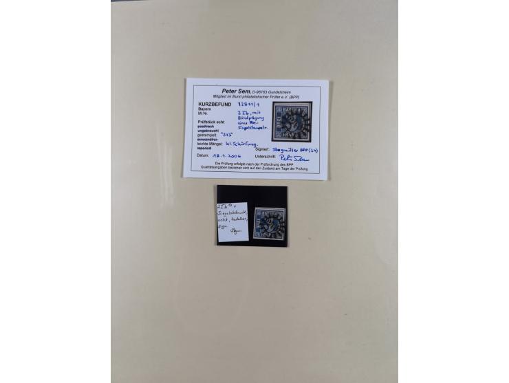 1849/1920, umfangreiche gestempelte Sammlung inkl. Dienst- und Portomarken mit vielen Farben und Besonderheiten. Dabei u.a. t