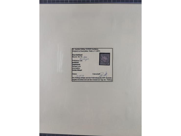 1849/1920, umfangreiche gestempelte Sammlung inkl. Dienst- und Portomarken mit vielen Farben und Besonderheiten. Dabei u.a. t