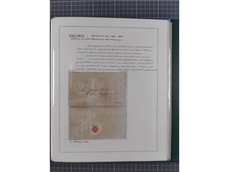 ALLE WELT: 1831/1907, 12 Briefe, meist um 1840, dabei Brief mit papiergedecktem Siegel “President Majesty’s Forces in Egypt …