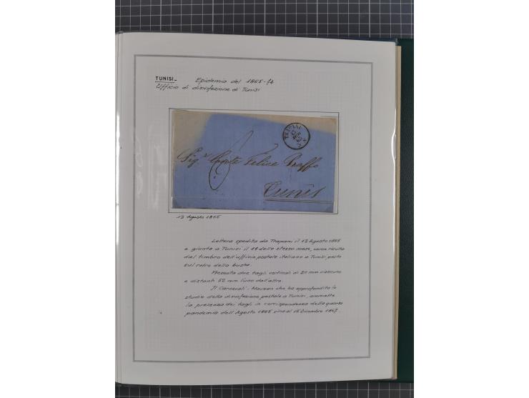 ALLE WELT: 1831/1907, 12 Briefe, meist um 1840, dabei Brief mit papiergedecktem Siegel “President Majesty’s Forces in Egypt …