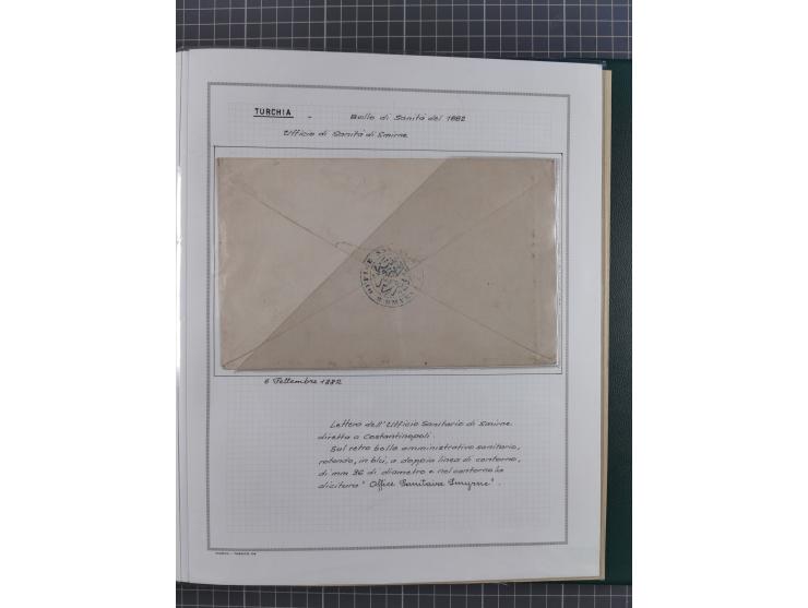 ALLE WELT: 1831/1907, 12 Briefe, meist um 1840, dabei Brief mit papiergedecktem Siegel “President Majesty’s Forces in Egypt …