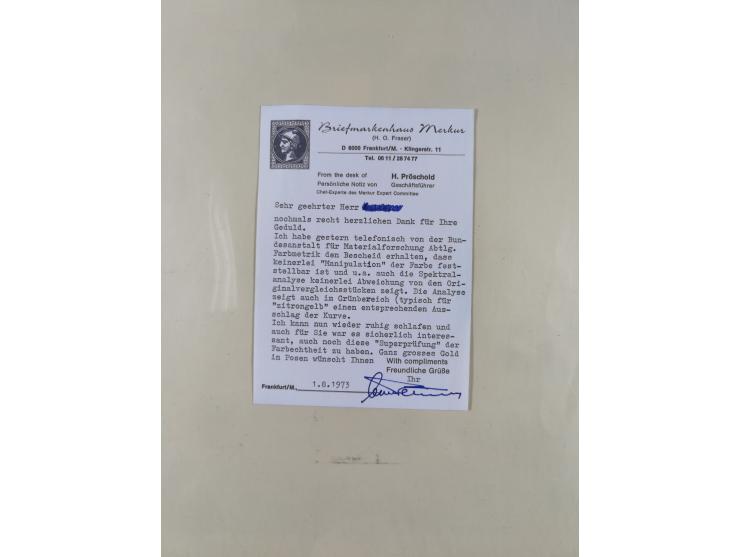 1850/63, gestempelte Sammlung mit u.a. einwandfreier Mi.-Nr. 1b (FA Rismondo BPP), 2IId (FA Vaatz BPP), Mi.-Nr. 12d (FA Rismo