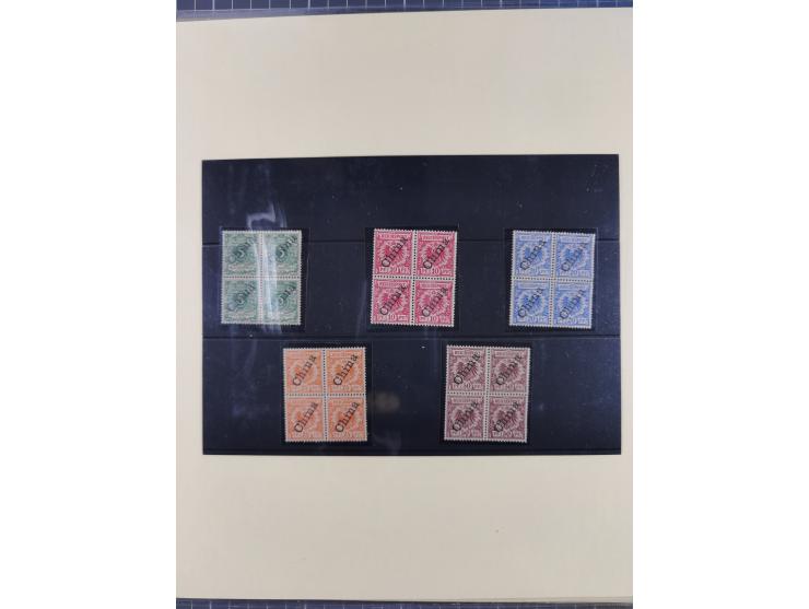 1898/1919, meist gestempelte Sammlung mit besseren und kpl. Ausgaben und bis auf wenige Ausnahmen auf schönen Briefstücken. D