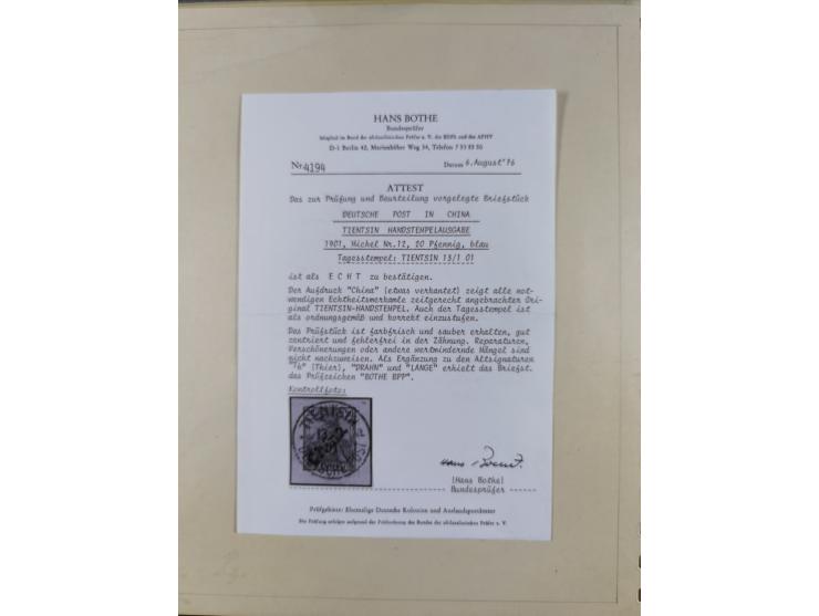 1898/1919, meist gestempelte Sammlung mit besseren und kpl. Ausgaben und bis auf wenige Ausnahmen auf schönen Briefstücken. D