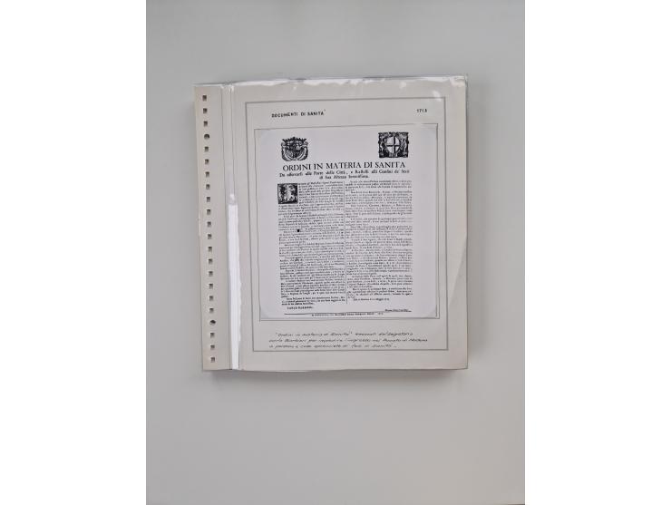 MODENA: 1691/1865, über 140 Briefe und Dokumente, viele mit seltenen Stempeln ab ca. 1806, dabei u.a. Expressbrief an den Bür