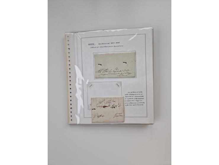 MODENA: 1691/1865, über 140 Briefe und Dokumente, viele mit seltenen Stempeln ab ca. 1806, dabei u.a. Expressbrief an den Bür