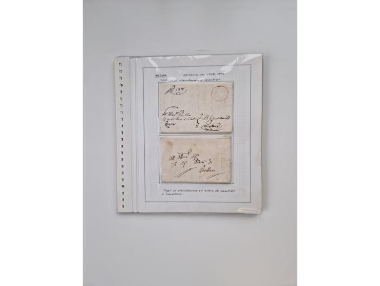 MODENA: 1691/1865, über 140 Briefe und Dokumente, viele mit seltenen Stempeln ab ca. 1806, dabei u.a. Expressbrief an den Bür