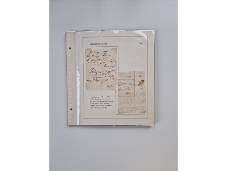 MODENA: 1691/1865, über 140 Briefe und Dokumente, viele mit seltenen Stempeln ab ca. 1806, dabei u.a. Expressbrief an den Bür