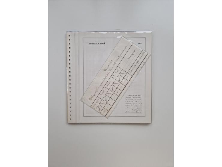 MODENA: 1691/1865, über 140 Briefe und Dokumente, viele mit seltenen Stempeln ab ca. 1806, dabei u.a. Expressbrief an den Bür