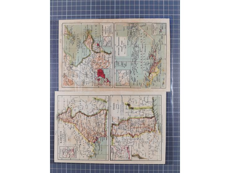 1897/13, gestempelte Sammlung ab Mitläufer-Ausgaben mit vielen Briefstücken, über weite Strecken kpl. mit Farben u.a. Mi.-Nr.