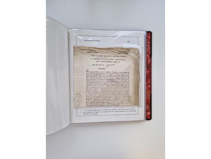 KIRCHENSTAAT: 1630/1886, sehr reichhaltige Sammlung mit über 370 Briefen und Dokumenten, darunter u. a. ein Dokument über die