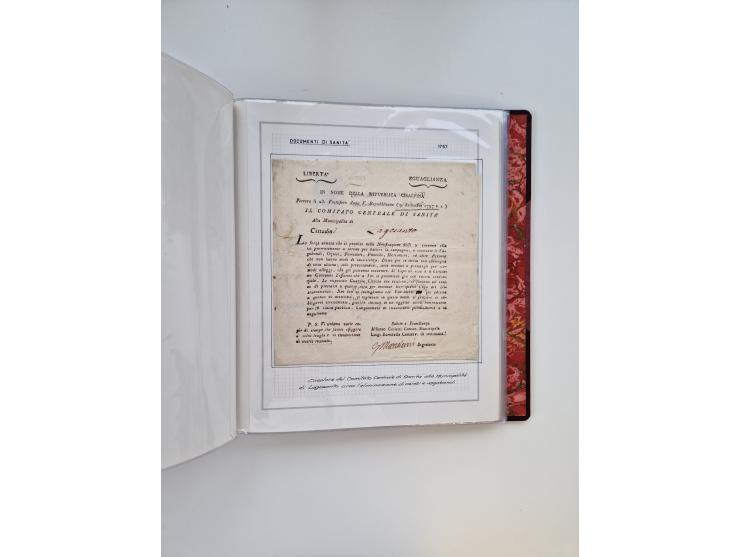 KIRCHENSTAAT: 1630/1886, sehr reichhaltige Sammlung mit über 370 Briefen und Dokumenten, darunter u. a. ein Dokument über die