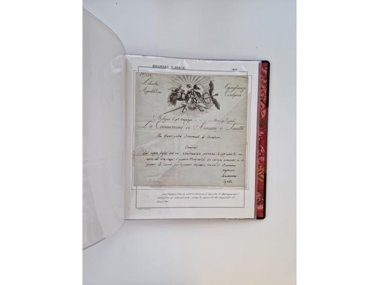 KIRCHENSTAAT: 1630/1886, sehr reichhaltige Sammlung mit über 370 Briefen und Dokumenten, darunter u. a. ein Dokument über die