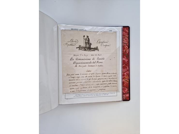 KIRCHENSTAAT: 1630/1886, sehr reichhaltige Sammlung mit über 370 Briefen und Dokumenten, darunter u. a. ein Dokument über die