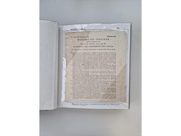 KIRCHENSTAAT: 1630/1886, sehr reichhaltige Sammlung mit über 370 Briefen und Dokumenten, darunter u. a. ein Dokument über die
