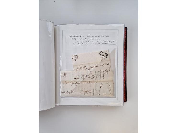 KIRCHENSTAAT: 1630/1886, sehr reichhaltige Sammlung mit über 370 Briefen und Dokumenten, darunter u. a. ein Dokument über die