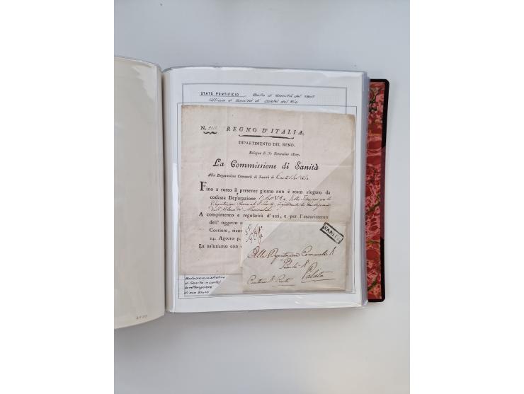 KIRCHENSTAAT: 1630/1886, sehr reichhaltige Sammlung mit über 370 Briefen und Dokumenten, darunter u. a. ein Dokument über die