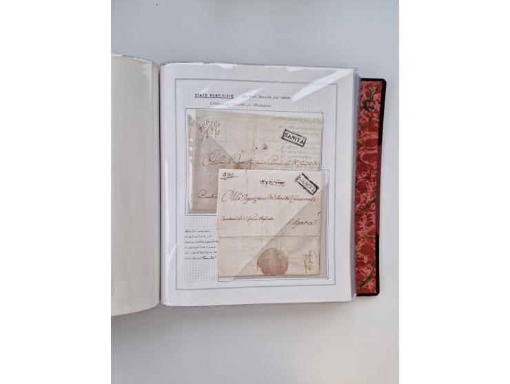 KIRCHENSTAAT: 1630/1886, sehr reichhaltige Sammlung mit über 370 Briefen und Dokumenten, darunter u. a. ein Dokument über die