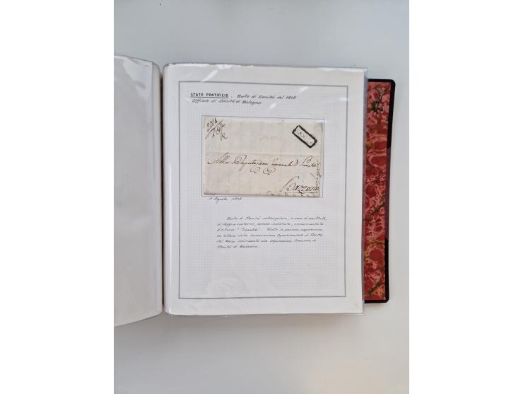 KIRCHENSTAAT: 1630/1886, sehr reichhaltige Sammlung mit über 370 Briefen und Dokumenten, darunter u. a. ein Dokument über die