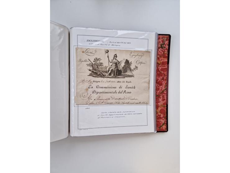 KIRCHENSTAAT: 1630/1886, sehr reichhaltige Sammlung mit über 370 Briefen und Dokumenten, darunter u. a. ein Dokument über die